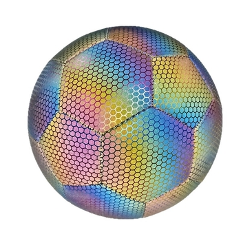 Futbolska lopta No.5 od PU, šivana strojem, reflektivna površina, pogodna za treninge i utakmice nogometa, košarke i odbojke.