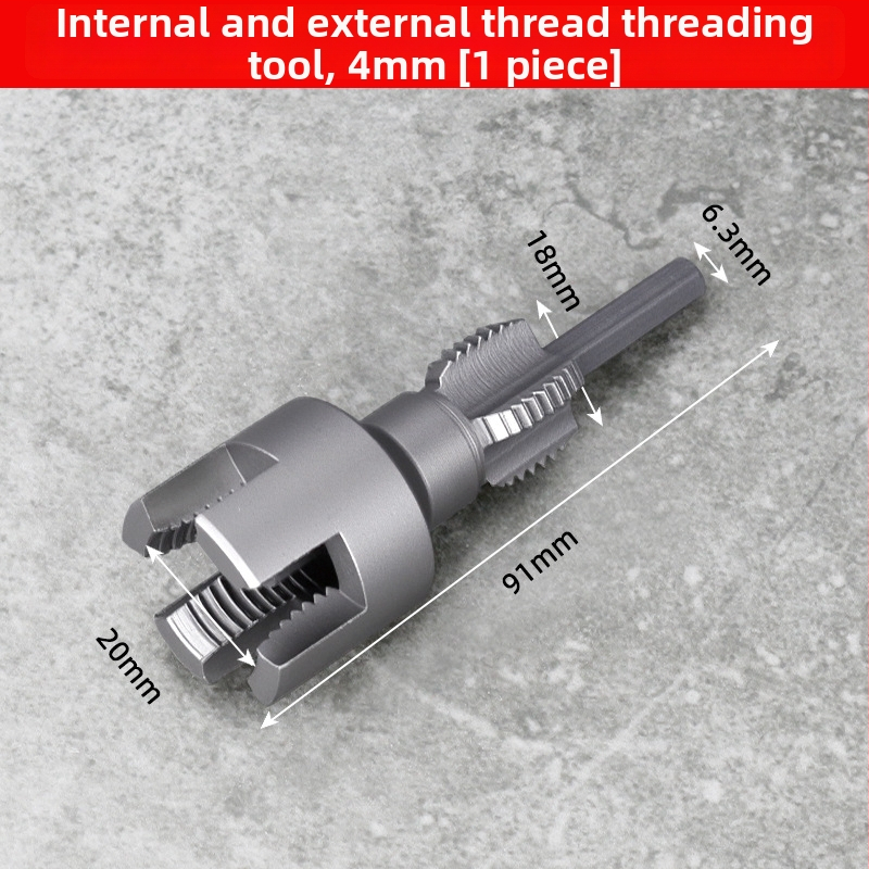 Dane nástroj na trubky PPR – integrované vnútorné a vonkajšie závity, sada závitovania pre PPR rúry