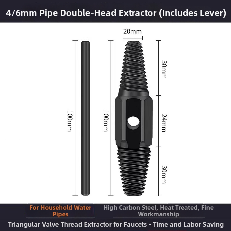 Dane nástroj na trubky PPR – integrované vnútorné a vonkajšie závity, sada závitovania pre PPR rúry