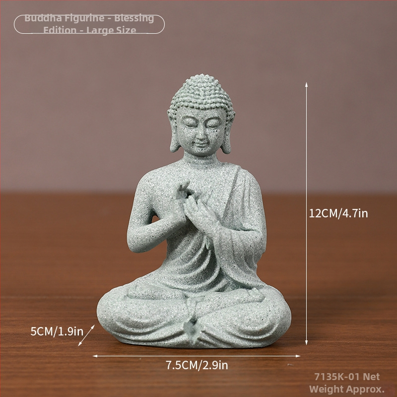 Kamenná Buddhová socha v štýle Nového Čínskeho štýlu – socha