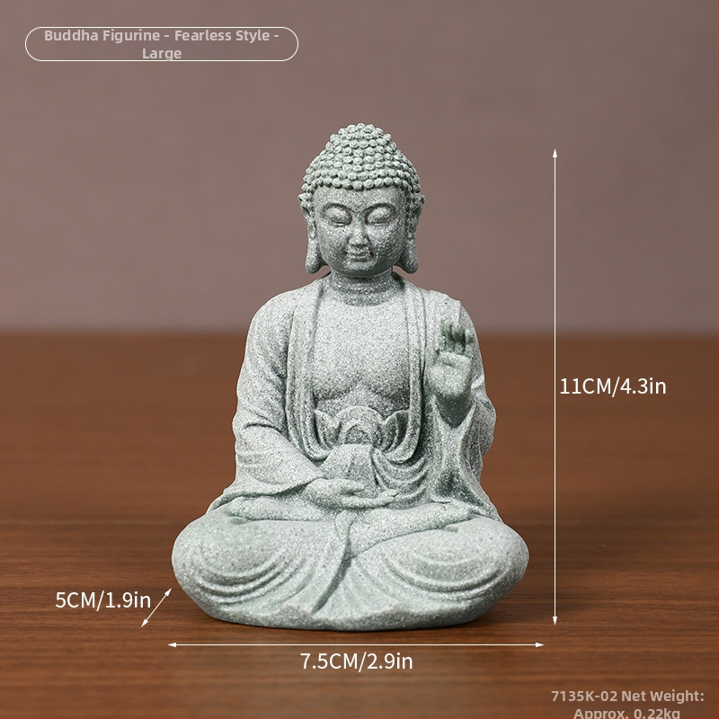 Kamenná Buddhová socha v štýle Nového Čínskeho štýlu – socha