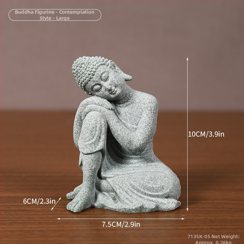 Kamenná Buddhová socha v štýle Nového Čínskeho štýlu – socha