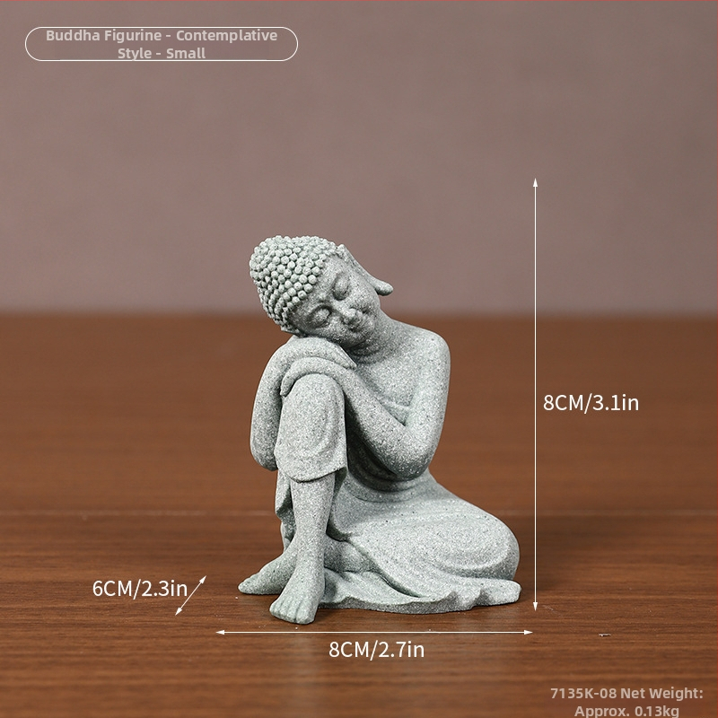 Kamenná Buddhová socha v štýle Nového Čínskeho štýlu – socha