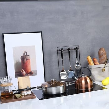 Ornament pentru bucătărie în cameră-model, în stil simplu și modern, cu împletire; Material: Altul; cadou de ziua de naștere pentru colegi de clasă; decor de Anul Nou.