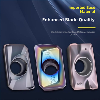 CNC фрезова пластина APMT1135/1604 – бърз подачен ход, закалена, радиус на заобляне R0.8, за неръждаема стомана и чугун