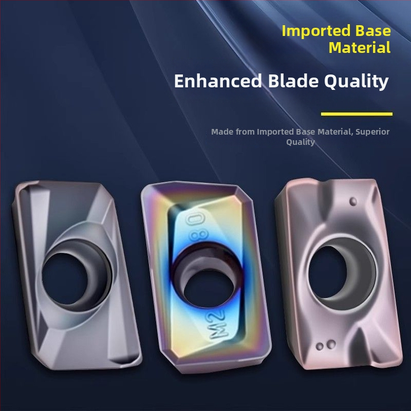 CNC фрезова пластина APMT1135/1604 – бърз подачен ход, закалена, радиус на заобляне R0.8, за неръждаема стомана и чугун