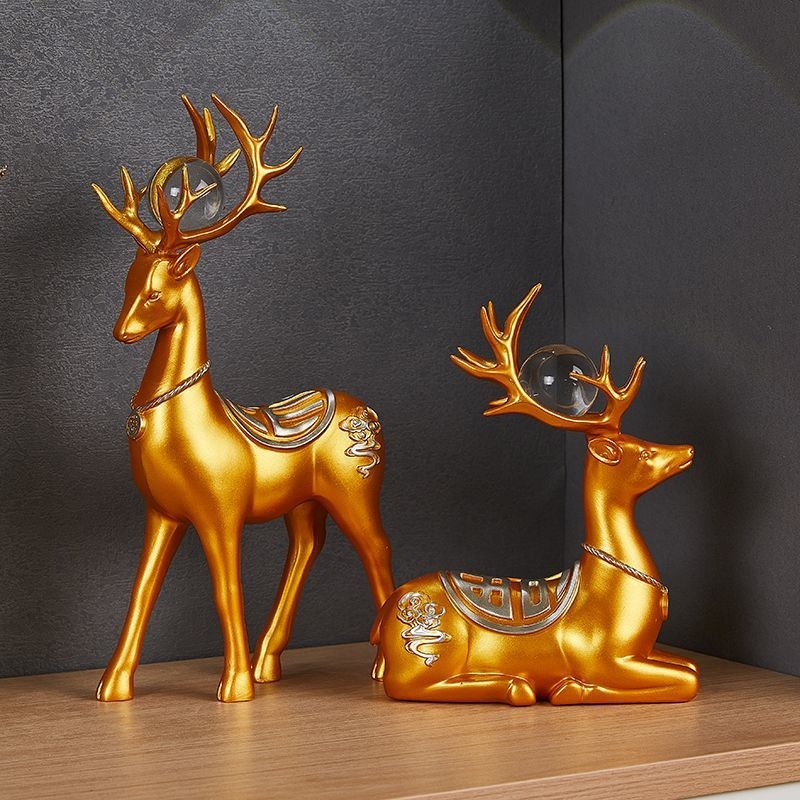 Set decorativ pentru dulap de vin Lanmeo — din rășină — stil chinezesc — turnare prin injecție — cadou de ziua de naștere