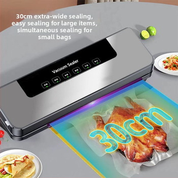 Vakuová baliaca stroj pre domáce použitie - automatické balenie, ABS šasi, plastové tesnenie, kapacita pod 500 ml