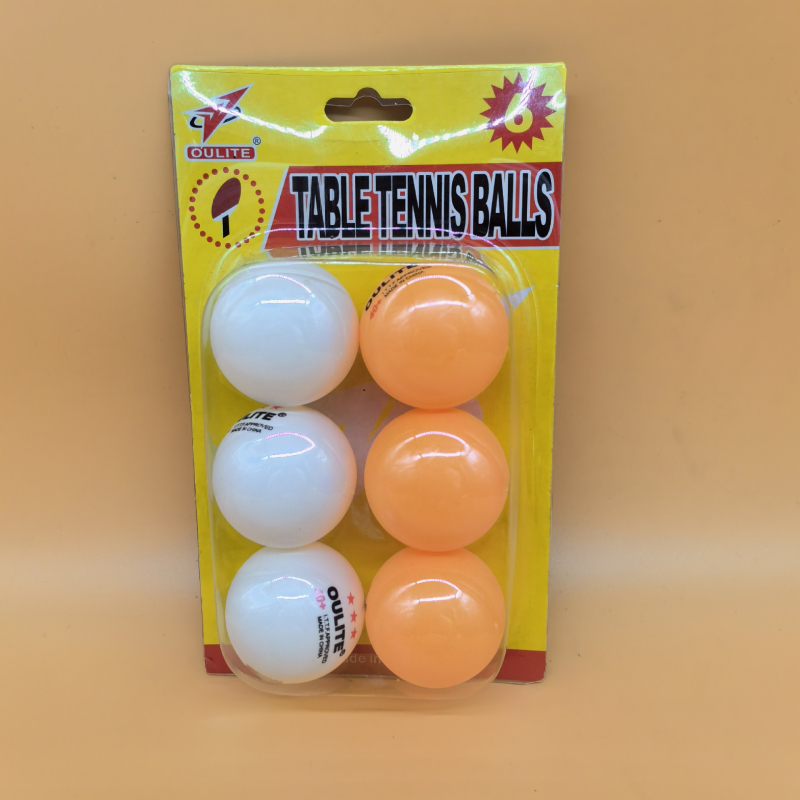 OULITE ABS mingi de tenis de masă pentru antrenament, set de 6, cu logo personalizat
