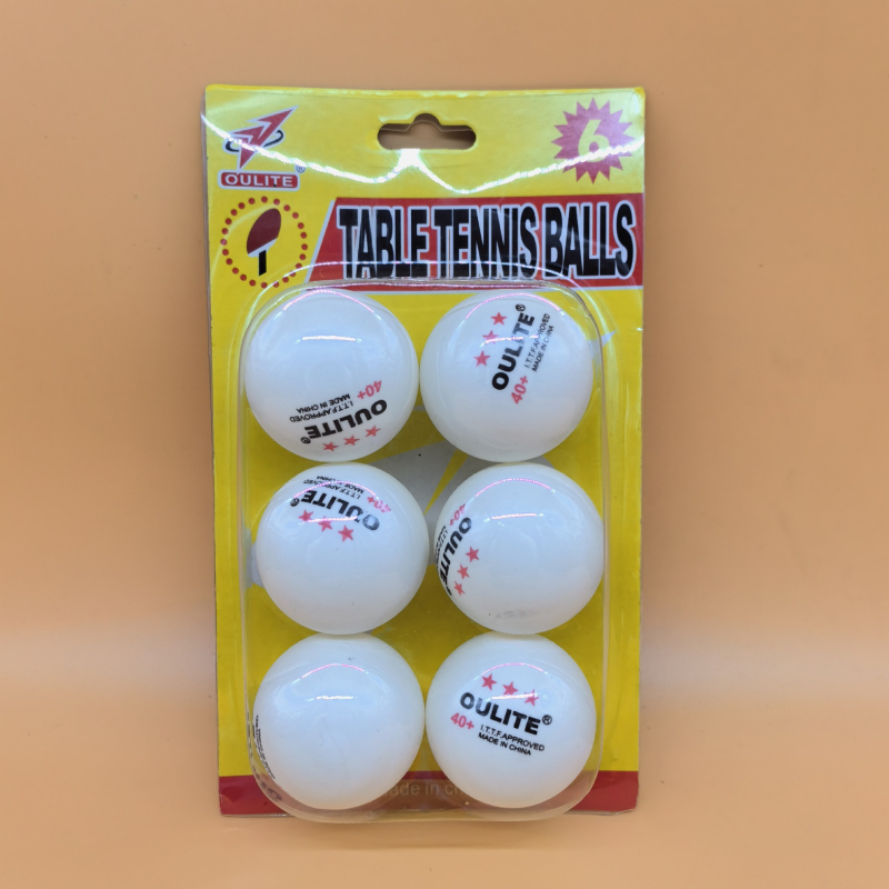 OULITE ABS mingi de tenis de masă pentru antrenament, set de 6, cu logo personalizat