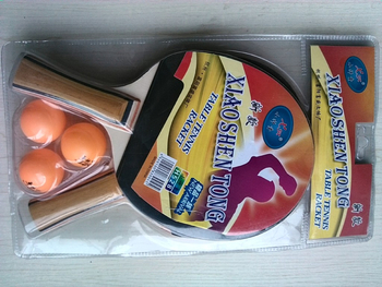 Stolni tenis reket – Little Prodigy, daska: Poplar, guma: reverse glue, tip reketa: Shakehand, otisnuti logo