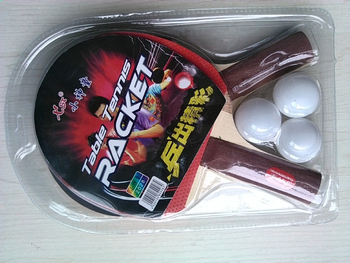 Stolni tenis reket – Little Prodigy, daska: Poplar, guma: reverse glue, tip reketa: Shakehand, otisnuti logo