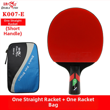 DOUBLE FISH K007-C reketa za stolni tenis, ploča baze od karbonskih vlakana, guma s obrnuti ljepilom, direktni udarac, standardne specifikacije