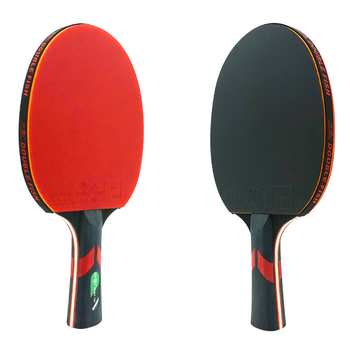 DOUBLE FISH K007-C reketa za stolni tenis, ploča baze od karbonskih vlakana, guma s obrnuti ljepilom, direktni udarac, standardne specifikacije