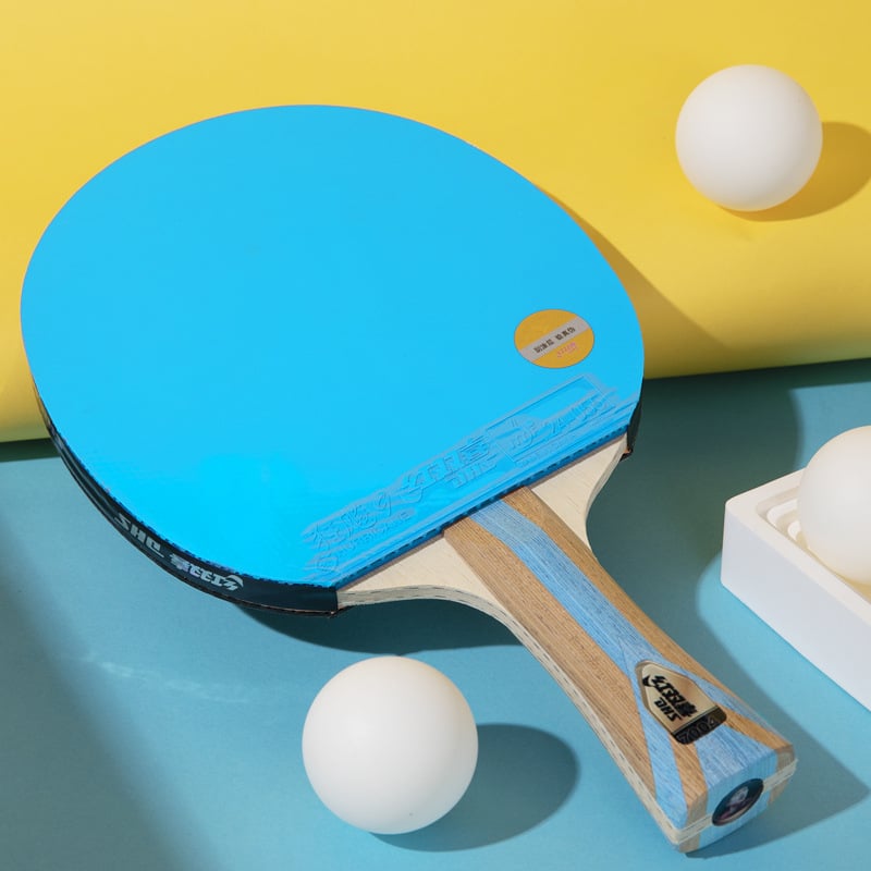 DHS ракетка за тенис на маса с карбонова платка, гума reverse-glue, H7001/H7004