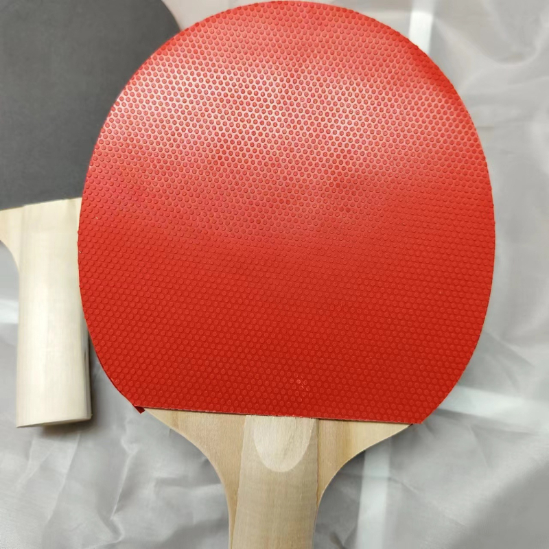 Raketa za stolni tenis za djecu – 2 komada, drveni okvir, guma protiv ljepila, tip reketa: bočni udar, 25/15/1, moguć ispis loga
