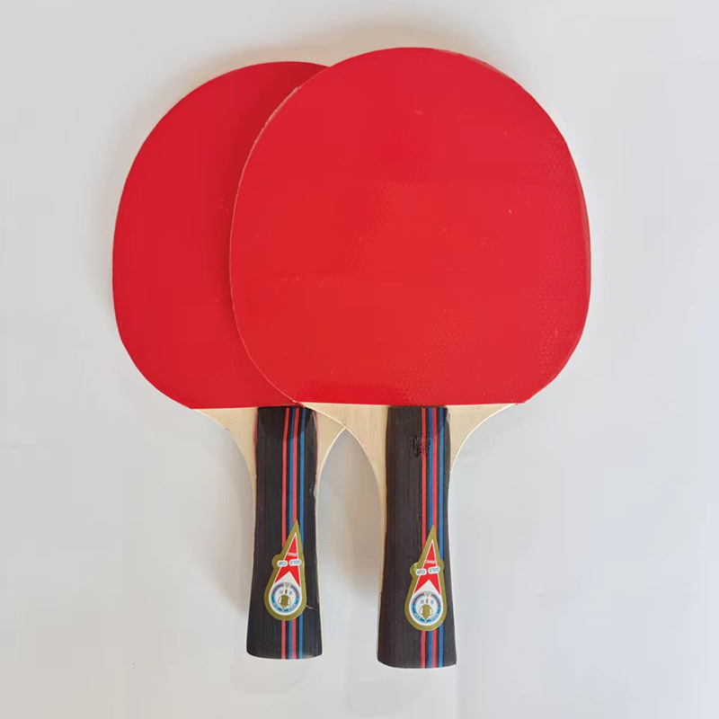 Stolni tenis reketa za kućnu upotrebu i učenike; drvena oplata; guma s antiadhesivnim slojem; tip reketa: horizontalni; mogućnost prilagodbe i tiskanja logotipa