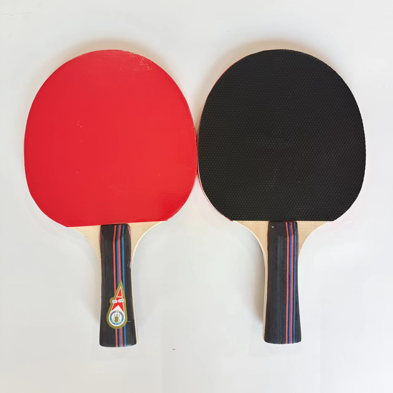 Stolni tenis reketa za kućnu upotrebu i učenike; drvena oplata; guma s antiadhesivnim slojem; tip reketa: horizontalni; mogućnost prilagodbe i tiskanja logotipa