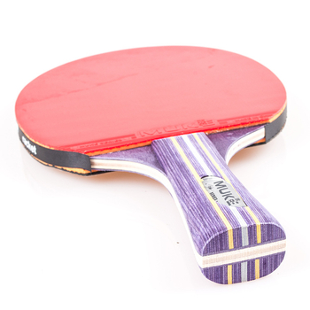 Reket za stolni tenis s poplar daskom, gumom s reverznim ljepilom, set od 2 reketa i 3 lopte, mogućnost prilagodbe, tiskano logo