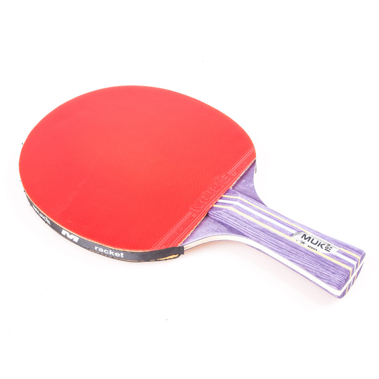 Reket za stolni tenis s poplar daskom, gumom s reverznim ljepilom, set od 2 reketa i 3 lopte, mogućnost prilagodbe, tiskano logo