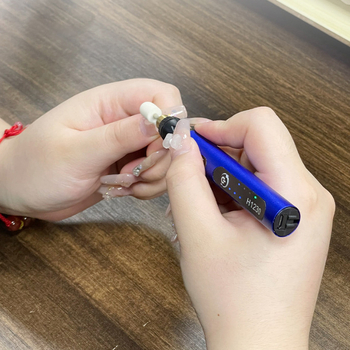 Xrd mini újratölthető elektromos csiszoló kéziszerszám manikűrhöz, hordozható Li-ion akkumulátor, 5V, 3 sebességű gravíró toll