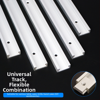 Bull Regulations alumínium ötvözet – 30 típusú asztali fűrészhez vezetősín készlet, T-slot, csúszó pálya és korlátozó kar