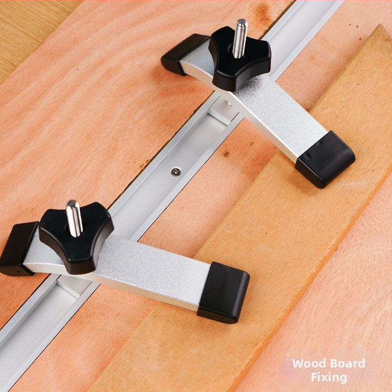 Bull Regulations alumínium ötvözet – 30 típusú asztali fűrészhez vezetősín készlet, T-slot, csúszó pálya és korlátozó kar