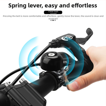 Riderace meďový zvon na horské bicykle — vintage štýl, bez dovozu, súkromná značka k dispozícii