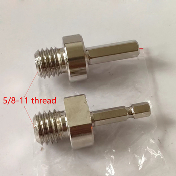 ZUXLA Čelični adapter s okruglom glavom za SDS-Plus, M14 i 5/8-11, 3/8 Hex