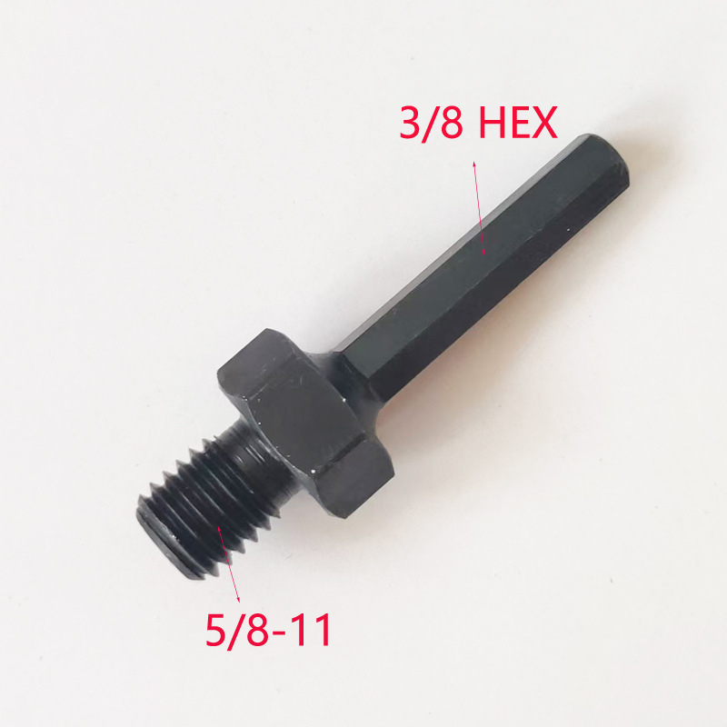 ZUXLA Čelični adapter s okruglom glavom za SDS-Plus, M14 i 5/8-11, 3/8 Hex