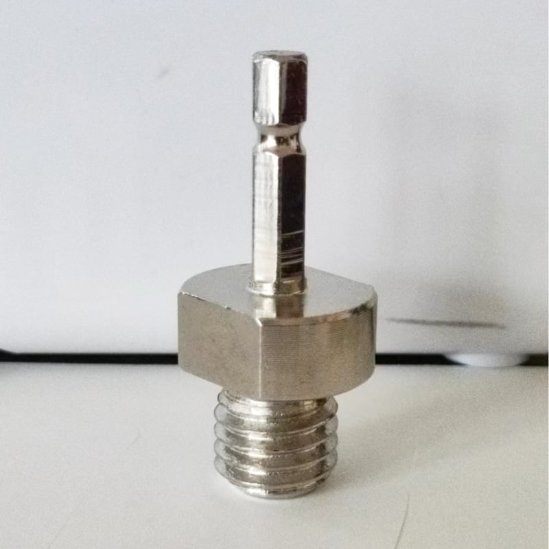 ZUXLA Čelični adapter s okruglom glavom za SDS-Plus, M14 i 5/8-11, 3/8 Hex