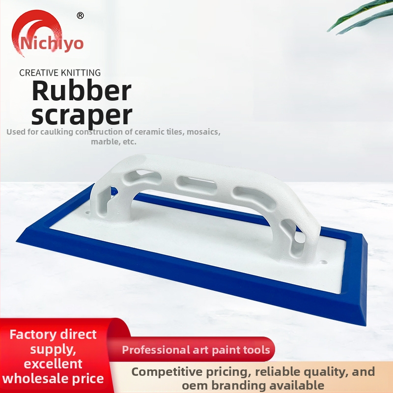 Riyang Unealtă din cauciuc pentru rosturi la plăci ceramice, mozaic și marmură – Foaie inferioară din cauciuc detașabilă, rezistentă la uzură, elastică