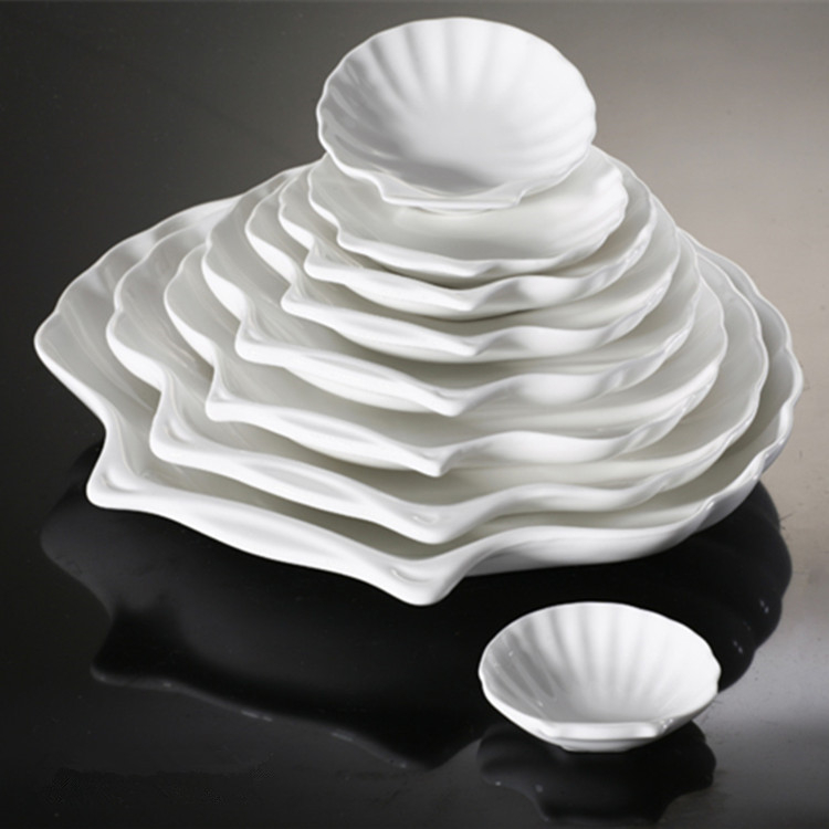 Porcelanski disk tanjur – okruglog oblika, jedinstven uzorak, novi kineski stil, otisnut logotip, mikrovalna kompatibilnost