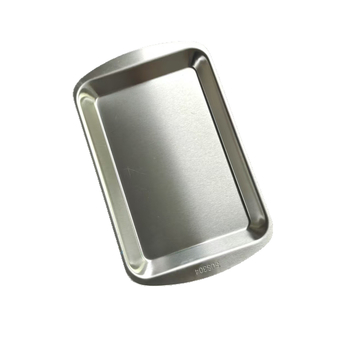 Pravokutni poslužavnik od nehrđajućeg čelika za roštilj i pripremu hrane, korejskog stila, ravno dno, završna obrada 20213