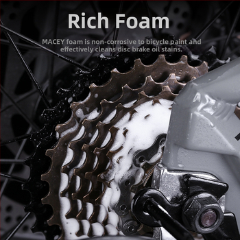 MACEY set za čišćenje pogona za planinske i cestovne bicikle, vodom-bazirani čistač lanaca i odmašivač