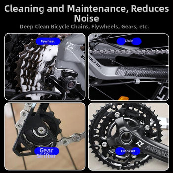 MACEY set za čišćenje pogona za planinske i cestovne bicikle, vodom-bazirani čistač lanaca i odmašivač
