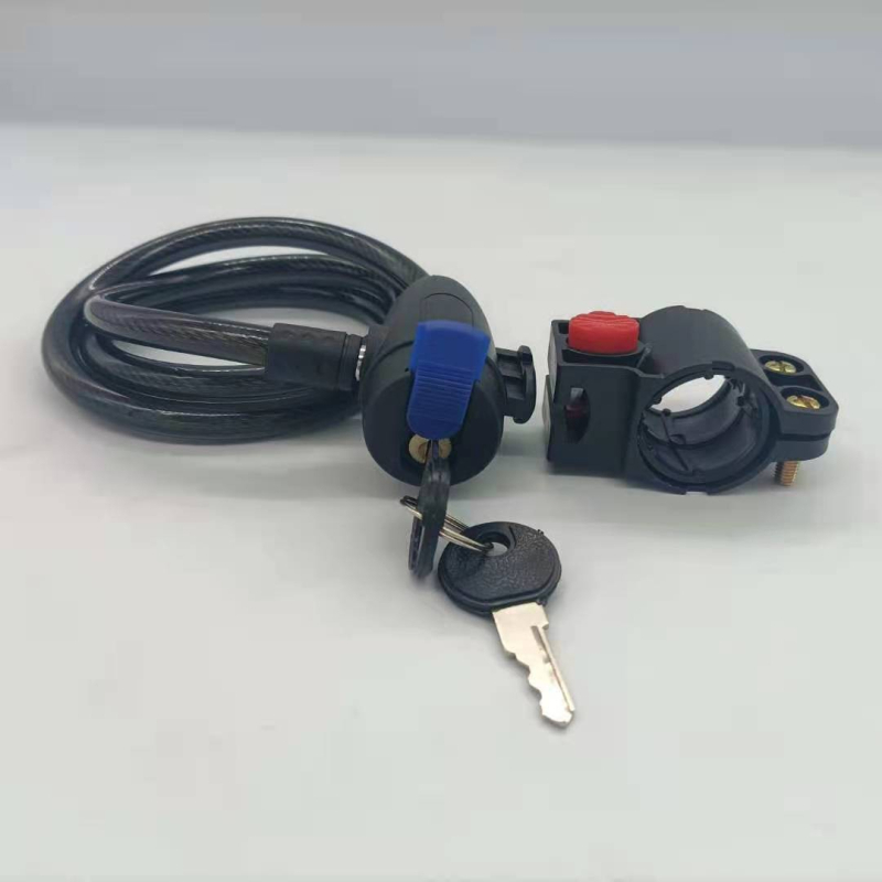 Lacăt de bicicletă cu cablu pentru mountain bike — cablu din oțel, brand Smoothly, unisex