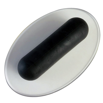 Polizor oval din velur gros – instrument multifuncțional pentru vopsire, cu piatră de cristal și placă de șlefuire pentru finisaje artistice