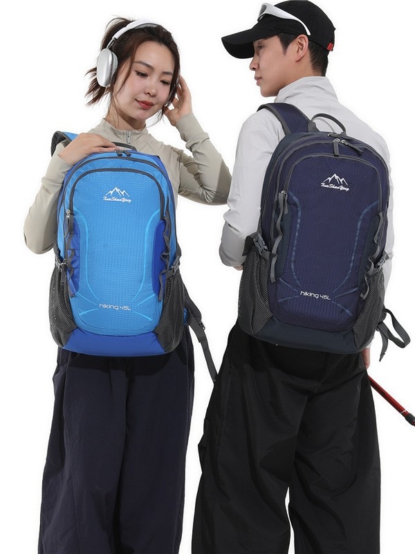 Rucsac de drumeție pentru activități în aer liber — țesătură Oxford, impermeabil, respirabil, bretele de umăr curbate, căptușeală din poliester