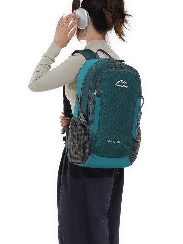 Rucsac de drumeție pentru activități în aer liber — țesătură Oxford, impermeabil, respirabil, bretele de umăr curbate, căptușeală din poliester