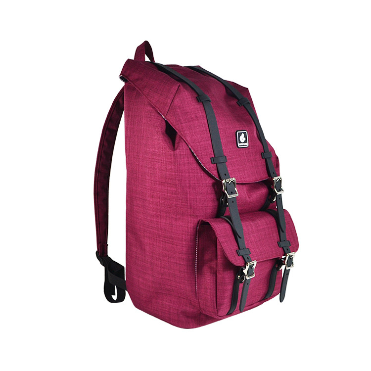 Platneni ruksak za planinarenje, kapacitet ispod 20 L, vodootporan i prozračan, pogodan za 16-inčni laptop, OEM prilagođeni logotip