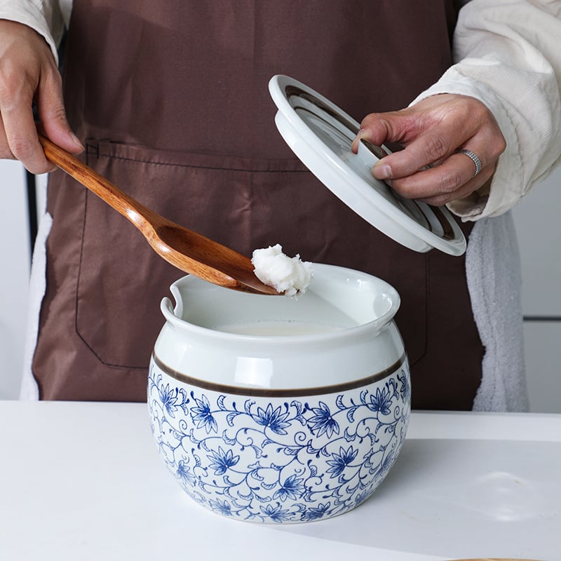 Κεραμικό δοχείο κουζίνας για υγρά καρυκεύματα, ανθεκτικό σε υψηλές θερμοκρασίες, ιαπωνικό στυλ, προέλευση Τσάοζού