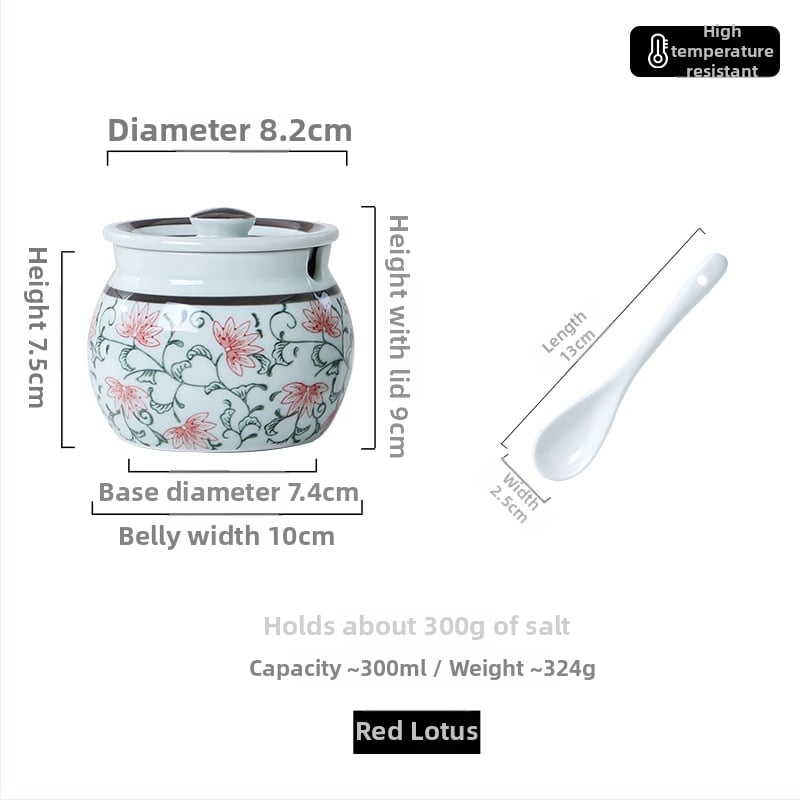 Κεραμικό δοχείο κουζίνας για υγρά καρυκεύματα, ανθεκτικό σε υψηλές θερμοκρασίες, ιαπωνικό στυλ, προέλευση Τσάοζού