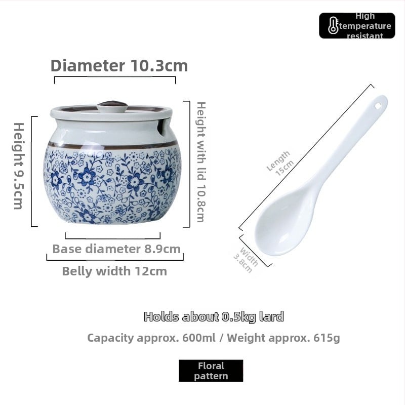 Κεραμικό δοχείο κουζίνας για υγρά καρυκεύματα, ανθεκτικό σε υψηλές θερμοκρασίες, ιαπωνικό στυλ, προέλευση Τσάοζού