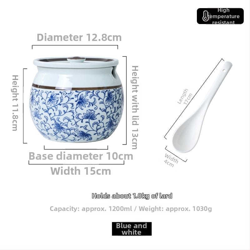 Κεραμικό δοχείο κουζίνας για υγρά καρυκεύματα, ανθεκτικό σε υψηλές θερμοκρασίες, ιαπωνικό στυλ, προέλευση Τσάοζού