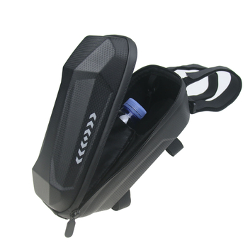 Geantă frontală impermeabilă pentru bicicletă, din PU, cu buzunar pentru încărcător și capacitate de 360 ml, compatibilă cu majoritatea bicicletelor și scuterelor electrice