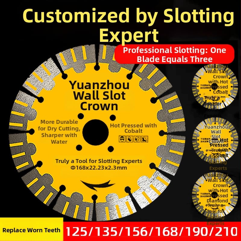 Δίσκος διαμαντι για υγρή κοπή πέτρας, συμβατός με γωνιακό τροχό και μηχανή κοπής πέτρας, Xindongrui, μέγ. 22.000 rpm