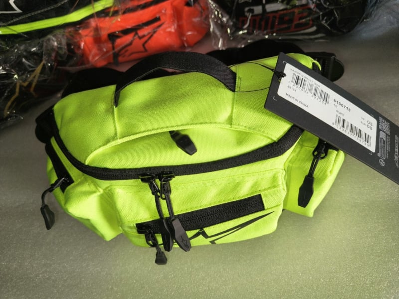 Torba za biciklizam/motociklizam s pojasom i crossbody dizajnom, vodootporna, Oxford platno