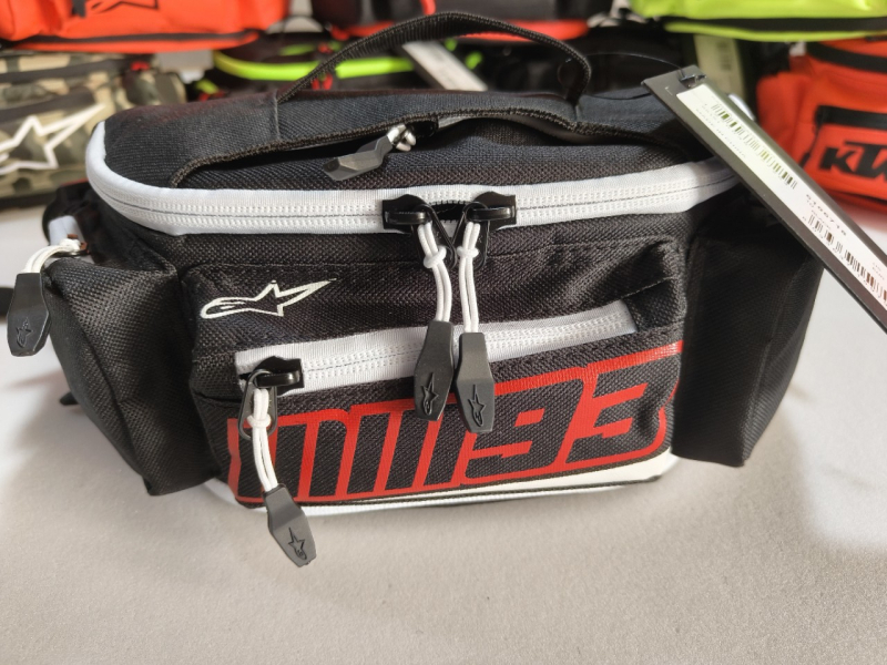 Torba za biciklizam/motociklizam s pojasom i crossbody dizajnom, vodootporna, Oxford platno