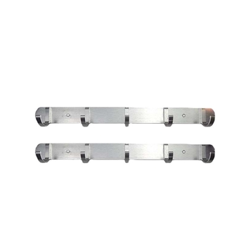 Алуминиева сплав закачалка за дрехи, стенна квадратна закачалка, модерен минимализъм, повече от три реда